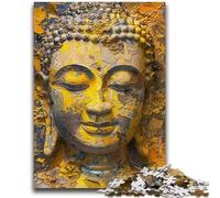 1000 Pieces Jigsaw Puzzle For Adults Teens Buddha Oil Painting Stress Reliever Difficult Challenge Is Ideal As Gifts for The Whole Family 50x75cm