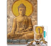 1000 Pieces Jigsaw Puzzle for Adults& Teens Buddha Statues Teenager Jigsaw,Classic Educational Games Beautiful Decoration (size 75x50cm)