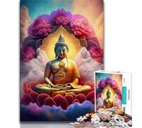 1000 Pieces Jigsaw Puzzle for Adults& Teens Buddha Teenager Jigsaw,Classic Educational Games Beautiful Decoration (size 75x50cm)