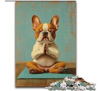 1000 Pieces Jigsaw Puzzle for Adults& Teens Bulldog Skateboarding,learning Educational Is Ideal As A Gift for The Whole Family 50x75cm