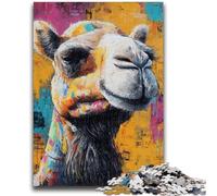 1000 Pieces Jigsaw Puzzle For Adults Teens Camel Art Family Entertainment Toys Educational Game for Birthday, Chrismas for Ages 14+ 50x75cm