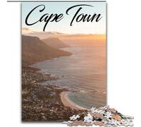 1000 Pieces Jigsaw Puzzle For Adults Teens Cape Town, Toys Educational Games Stress Relieving Parent-child Interaction 26x38cm