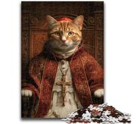 1000 Pieces Jigsaw Puzzle for Adults& Teens Cat from An Aristocratic Family Family Fun Games Gifts for Friends And Family for Age 14+ 26x38cm