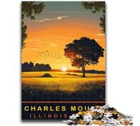 1000 Pieces Jigsaw Puzzle For Adults Teens Charles Mound Teenager Jigsaw,Classic Educational Games Beautiful Decoration (50x75cm)