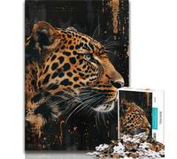 1000 Pieces Jigsaw Puzzle For Adults Teens Cheetah Adult Jigsaw,Challenging Game Toys Wall Decoration Unique Birthday And Xmas Gifts 75x50cm