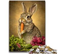 1000 Pieces Jigsaw Puzzle for Adults& Teens Chef Rabbit Puzzles for Teenagers,Family Game Stress Reliever Difficult Challenge Suitable for Couples (75x50cm)