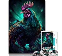 1000 Pieces Jigsaw Puzzle for Adults& Teens Chicken Adorable 1000 Piece Jigsaw,for Educational Game Challenge Toy Deal As Gifts for The Whole Family (size 75x50cm)