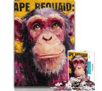 1000 Pieces Jigsaw Puzzle For Adults Teens Chimpanzee Puzzles for Adults,Relax Games Is Ideal As A Gift for The Whole Family 50x75cm