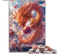 1000 Pieces Jigsaw Puzzle For Adults Teens Chinese Dragon, Suitable for Ages 14 And Up Home Decor Deal As Gifts for The Whole Family (Size 26x38cm)