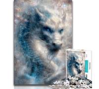1000 Pieces Jigsaw Puzzle for Adults& Teens Chinese Style Dragon,Educational Games Home Decoration Educational Game for Birthday,Chrismas (75x50cm)