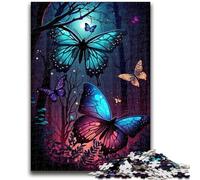 1000 Pieces Jigsaw Puzzle For Adults Teens Color Butterfly for And from 14 Years And over Hands-on Game Christmas Game Gifts 26x38cm