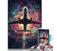 1000 Pieces Jigsaw Puzzle For Adults Teens Color Plane,Family Entertainment Toys Is Ideal As A Gift for The Whole Family 38x26cm