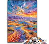 1000 Pieces Jigsaw Puzzle For Adults Teens Colored Pebbles 1000 Pieces for Adults,Staycation Kill Time with Matching Poster And Trivia Sheet (50x75cm)
