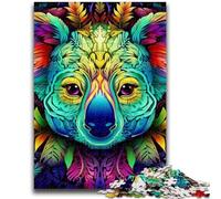 1000 Pieces Jigsaw Puzzle for Adults& Teens Colorful Art Koala Jigsaw,Educational Games Home Decoration Suitable for Desktop Decoration (50x75cm)