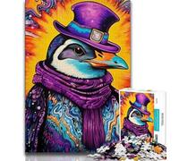 1000 Pieces Jigsaw Puzzle For Adults Teens Colorful Art Penguin 1000 Piece Jigsaw,Birthday Present, Gifts, Wall Art for Ages 14+ (size 38x26cm)