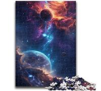 1000 Pieces Jigsaw Puzzle for Adults& Teens Colorful Cosmic Jigsaw,Educational Games Home Decoration Suitable for Desktop Decoration (38x26cm)