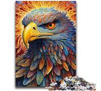 1000 Pieces Jigsaw Puzzle for Adults& Teens Colorful Eagle Adult Jigsaw,Birthday Present, Gifts, Wall Art for Age 14 Years Up (38x26cm)