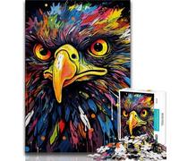 1000 Pieces Jigsaw Puzzle for Adults& Teens Colorful Eagle Jigsaw,Educational Games Home Decoration Suitable for Desktop Decoration 26x38cm