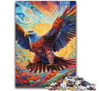 1000 Pieces Jigsaw Puzzle for Adults& Teens Colorful Eagle Puzzles for Teenagers,Secret Santa Gifts for Age 14 Years Up (26x38cm)