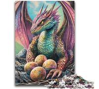 1000 Pieces Jigsaw Puzzle For Adults Teens Colorful Flying Dragon Teenager Puzzles,Educational Toy Funny Family Games Unique Home Decor (50x75cm)