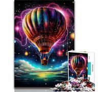 1000 Pieces Jigsaw Puzzle For Adults Teens Colorful Hot Air Balloons,Brain Intelligence Challenge Addictive Toys Birthday Present,Gifts,Wall Art (38x26cm)