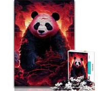 1000 Pieces Jigsaw Puzzle For Adults Teens Colorful Panda,Toys Educational Games Stress Relieving Great Gifts And Toys (75x50cm)