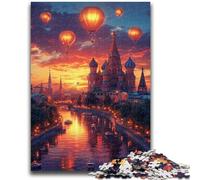 1000 Pieces Jigsaw Puzzle for Adults& Teens Colorful Taj Mahal 1000 Piece Puzzle,with Matching Poster And Trivia Sheet for Ages 14+ (50x75cm)