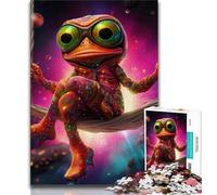 1000 Pieces Jigsaw Puzzle for Adults& Teens Colorful Tree Frogs Puzzles for Adults,Unique Birthday And Gifts for And Age 14 Years Up (size 38x26cm)