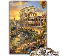 1000 Pieces Jigsaw Puzzle For Adults Teens Colosseum Stress Reliever Difficult Challenge Is Ideal As Gifts for The Whole Family 50x75cm