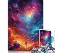 1000 Pieces Jigsaw Puzzle for Adults& Teens Colourful Alien Landscapes Jigsaw,Learning Educational Toys Family Games Unique Birthday And Gifts 75x50cm