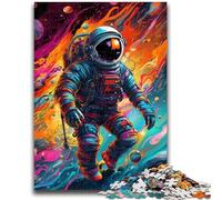 1000 Pieces Jigsaw Puzzle for Adults& Teens Colourful Astronauts Adult Jigsaw,Birthday Present, Gifts, Wall Art for Age 14 Years Up (38x26cm)