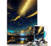 1000 Pieces Jigsaw Puzzle For Adults Teens Colourful Dream Clouds Adult Jigsaw,Challenging Game Toys Wall Decoration Unique Birthday And Xmas Gifts 26x38cm