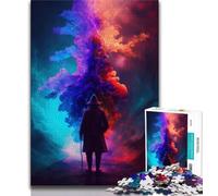 1000 Pieces Jigsaw Puzzle for Adults& Teens Colourful Dreams Adult Puzzles,Family Game Stress Reliever Difficult Challenge Suitable for Couples 38x26cm