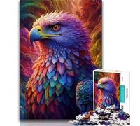 1000 Pieces Jigsaw Puzzle For Adults Teens Colourful Eagles 1000 Piece Puzzle,Educational Toys & Games for Adults And Teenagers 26x38cm