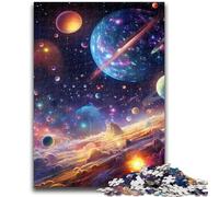 1000 Pieces Jigsaw Puzzle For Adults Teens Colourful Universe 1000 Piece Puzzle,Educational Toys & Games for Adults And Teenagers (75x50cm)