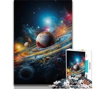 1000 Pieces Jigsaw Puzzle for Adults& Teens Colourful Universe Teenager Jigsaw,Classic Educational Games Beautiful Decoration (size 38x26cm)