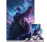 1000 Pieces Jigsaw Puzzle For Adults Teens Cosmic Dragon Adult Jigsaw,Family Activity Fun at Home Activities, Birthday Present,Travel Gifts (size 75x50cm)