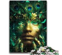 1000 Pieces Jigsaw Puzzle for Adults& Teens Cosmic Forest Spirit Educational Game Challenge Toy Wall Decoration Unique Birthday And Xmas Gifts 50x75cm
