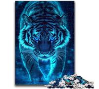 1000 Pieces Jigsaw Puzzle for Adults& Teens Cosmic Tiger Stress Reliever Difficult Challenge Deal As Gifts for The Whole Family 26x38cm