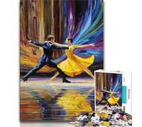 1000 Pieces Jigsaw Puzzle For Adults Teens Couple Dancing Oil Painting 1000 Piece Jigsaw,Birthday Present, Gifts, Wall Art for Ages 14+ (size 38x26cm)