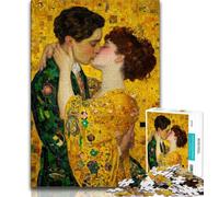 1000 Pieces Jigsaw Puzzle for Adults& Teens Couple Oil Painting Adult Jigsaw,Birthday Present, Gifts, Wall Art for Age 14 Years Up 26x38cm
