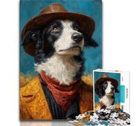 1000 Pieces Jigsaw Puzzle for Adults& Teens Cowboy Australasian Teenager Puzzles,Fun Games Wall Decoration Unique Birthday And Xmas Gifts 38x26cm