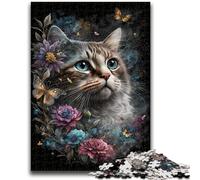 1000 Pieces Jigsaw Puzzle for Adults& Teens Cute Kitten 1000 Pieces for Adults,Challenging Game Toys Wall Decoration Unique Birthday And Xmas Gifts (38x26cm)