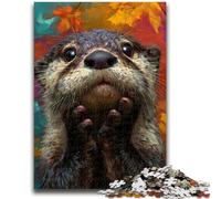 1000 Pieces Jigsaw Puzzle For Adults Teens Cute Otter Teenager Jigsaw,Classic Educational Games Beautiful Decoration (50x75cm)