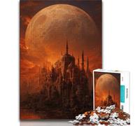 1000 Pieces Jigsaw Puzzle for Adults& Teens Dark Castle 1000 Pieces for Adults,Fun Activity for Home, Rainy Days Toys, Birthday Gifts 38x26cm
