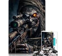 1000 Pieces Jigsaw Puzzle for Adults& Teens Dead Army Zombie Soldier Puzzles for Adults,Unique Birthday And Gifts for And Age 14 Years Up (size 75x50cm)