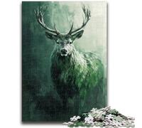1000 Pieces Jigsaw Puzzle for Adults& Teens Deer Stress Reliever Difficult Challenge Deal As Gifts for The Whole Family 50x75cm