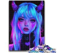 1000 Pieces Jigsaw Puzzle For Adults Teens Demon Dragon Girl for And from 14 Years And over Hands-on Game Christmas Game Gifts 50x75cm