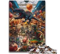 1000 Pieces Jigsaw Puzzle For Adults Teens Dinosaur World Puzzles for Teenagers,Stress Reliever Staycation Kill Time Enhance Love between Couples (38x26cm)