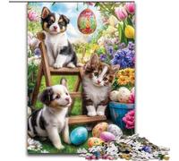1000 Pieces Jigsaw Puzzle for Adults& Teens Drawing Animals, Stress Relief Toys Unique Home Decor And Gifts for Age 14 26x38cm
